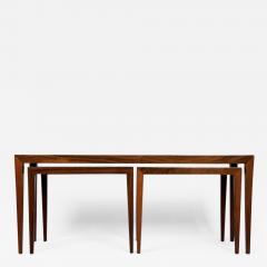 Severin Hansen Severin Hansen for Haslev Rosewood Nesting Tables - 748941