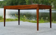 Severin Hansen Severin Hansen for Haslevs M belfabrik Rosewood 4 Drawer Scandinavian Desk 1960s - 4206751