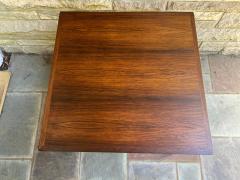 Severin Hansen Stunning Danish Modern Rosewood Side End Table Mid Century Modern - 4729512