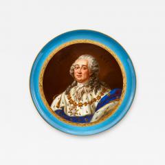 Sevres style porcelain plate depicting King Louis XVI - 3794884