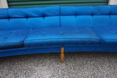 Sexy Curved American Mid Century Modern Two Piece of Sofa - 1797950