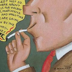 Seymour Chwast Reefer Madness Marajuana Pot Cannabis Cover Atlantic Monthly Magazine - 3406250