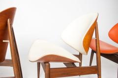 Seymour James Weiner Seymour James Weiner for Kodawood Clam Shell Set of Four Dining Chairs - 4648761