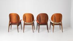 Seymour James Weiner Seymour James Weiner for Kodawood Clam Shell Set of Four Dining Chairs - 4648766