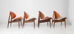 Seymour James Weiner Seymour James Weiner for Kodawood Clam Shell Set of Four Dining Chairs - 4648767