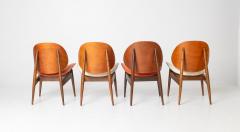 Seymour James Weiner Seymour James Weiner for Kodawood Clam Shell Set of Four Dining Chairs - 4648768