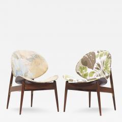 Seymour James Weiner Seymour James Weiner for Kodawood Mid Century Clam Shell Chairs Pair - 3893732