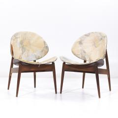 Seymour James Weiner Seymour James Weiner for Kodawood Mid Century Clam Shell Chairs Pair - 3893016