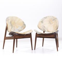 Seymour James Weiner Seymour James Weiner for Kodawood Mid Century Clam Shell Chairs Pair - 3893017