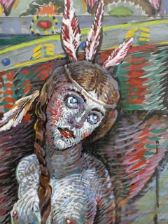 Seymour Rosofsky Nude Native American Indian Girl on Burlesque Stage - 4357836