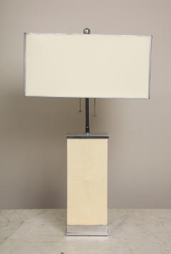 Shagreen AERO Tall Woodblock Table Lamp - 1115827