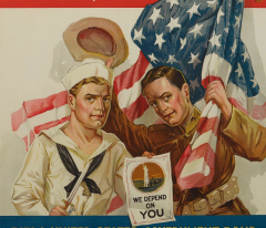 Shall We Be More Tender With Our Dollar Vintage WWI 2nd Liberty Loan Poster - 3738011