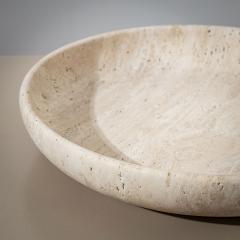Shallow Travertine Bowl 21st Century - 4427957