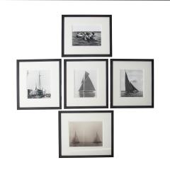 Shamrock on slipway A collection of 5 original gelatin prints by Kirk and sons - 4385029