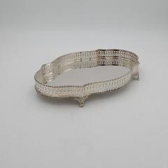 Shaped Galley Tray Silver Plate England circa 1950 - 4243095