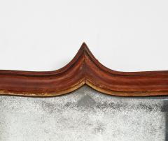Shaped Walnut Queen Anne Mirror - 4201908