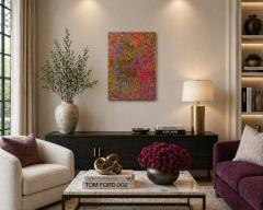 Sharon Cannon Sharon Cannon Giverny II Abstract Oil Painting Color field Canvas LA Artist - 4725786