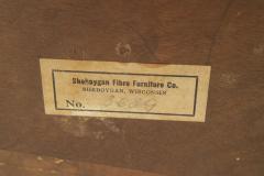 Sheboygan Fibre Furniture American Mission Style Wicker Commode - 4161676