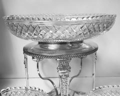 Sheffield Plate Cut Glass Epergne English C 1890 - 1256263