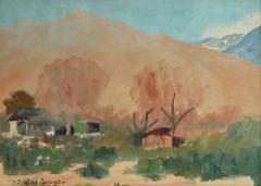 Sheldon Parsons Original Sheldon Parsons Plein Air Landscape Study Oil Painting - 2259673