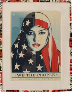 Shepard Fairey Shepard Fairey We the People are Greater than Fear 2017 - 3372219