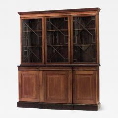Sheraton Mahogany and Satinwood Breakfront Cabinet - 4645300