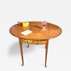 Sheraton Period Satinwood and Kingwood Pembroke Table - 4319366