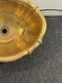 Sherle Wagner International BEAUTIFUL GOLD CERAMIC SINK BY SHERLE WAGNER - 4496387