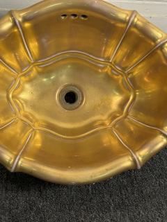 Sherle Wagner International BEAUTIFUL GOLD CERAMIC SINK BY SHERLE WAGNER - 4496388
