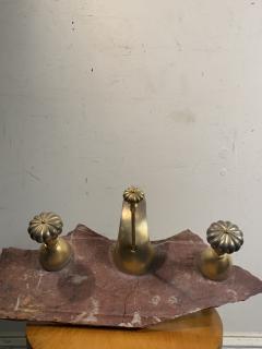 Sherle Wagner International GILT BRONZE SINK FAUCET HANDLES BY SHERLE WAGNER - 4496608