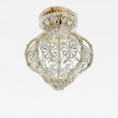 Sherle Wagner International Sherle Wagner Luninaire Flush Mount Crystal Beaded Light Fixture - 3922899