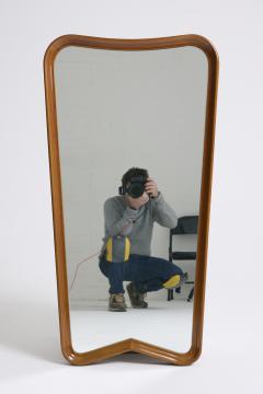 Shield Walnut Mirror - 4584179