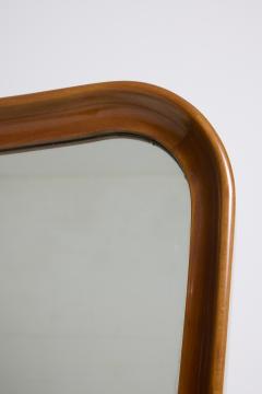 Shield Walnut Mirror - 4584180