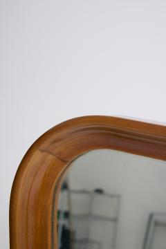 Shield Walnut Mirror - 4584181