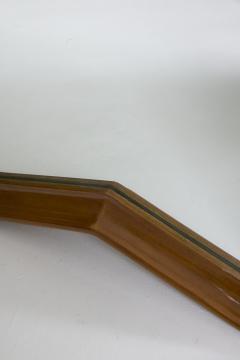 Shield Walnut Mirror - 4584182