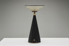 Shigeaki Asahara Pair of Ziggurat Table Lamps by Shigeaki Asahara for Stilnovo Italy 1980s - 4604421