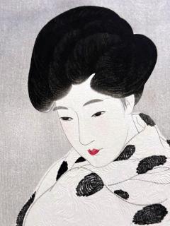Shinsui Ito Japanese Large Woodblock Print It Looks Like Snow by Ito Shinsui - 4607764