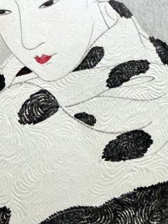 Shinsui Ito Japanese Large Woodblock Print It Looks Like Snow by Ito Shinsui - 4607765