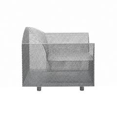 Shiro Kuramata 20th Century Shiro Kuramata Steel Mesh How High The Moon Armchairs For Vitra - 4618796