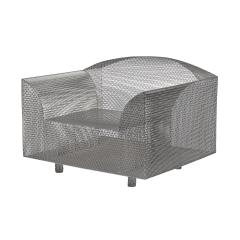 Shiro Kuramata 20th Century Shiro Kuramata Steel Mesh How High The Moon Armchairs For Vitra - 4618797