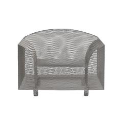 Shiro Kuramata 20th Century Shiro Kuramata Steel Mesh How High The Moon Armchairs For Vitra - 4618798