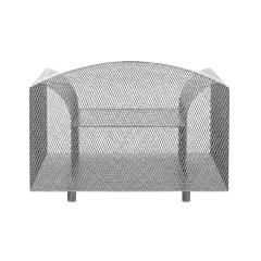 Shiro Kuramata 20th Century Shiro Kuramata Steel Mesh How High The Moon Armchairs For Vitra - 4618799