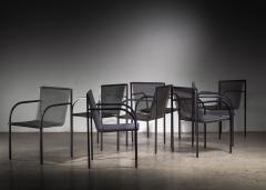 Shiro Kuramata Set of 8 chairs by Shiro Kuramata for Pastoe - 3682382