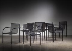 Shiro Kuramata Set of 8 chairs by Shiro Kuramata for Pastoe - 3682383