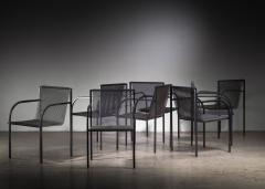 Shiro Kuramata Set of 8 chairs by Shiro Kuramata for Pastoe - 3682384