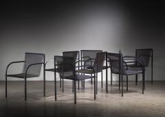Shiro Kuramata Set of 8 chairs by Shiro Kuramata for Pastoe - 3682385