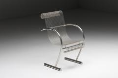 Shiro Kuramata Shiro Kuramata Steel Sing Armchair for Xo 1985 - 2430505