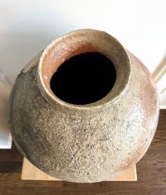 Shiro Tsujimura Large Japanese Contemporary Shigaraki Tsubo with Tomobako by Shiro Tsujimura - 4640487