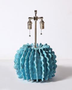 Shizue Imai Pair of Turquoise Lamps - 3072537