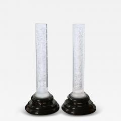 Shlomi Haziza Pair of Haziza Lucite Bubble Lamps - 4167766